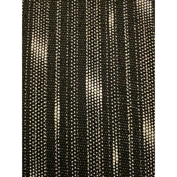 Elegant Black Gold Shimmer 3/4 Sleeve Party Top Size 2X by‎ Simply Emma - Picture 7 of 8